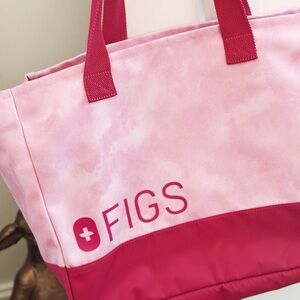 Figs Two-Tone Pink Tote Bag